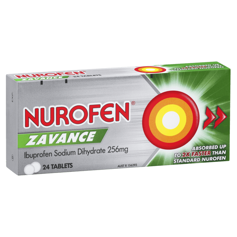 Nurofen Zavance Tablets 24 Pack - Vital Pharmacy Supplies