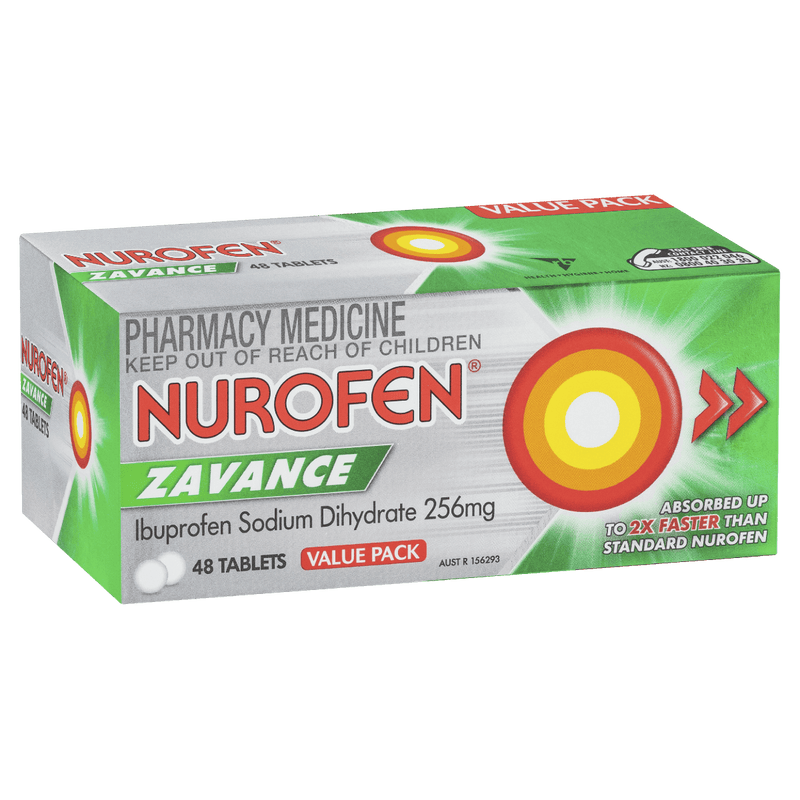 Nurofen Zavance Tablets 48 Pack - Vital Pharmacy Supplies