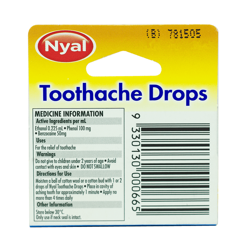 Nyal Toothache Drops 6mL - Vital Pharmacy Supplies