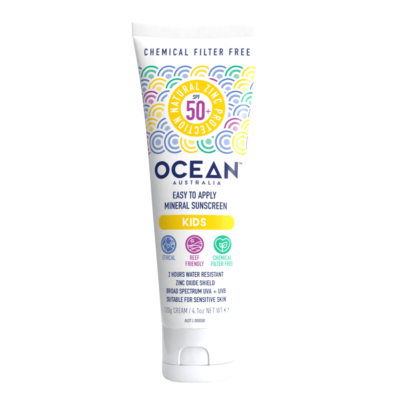 Ocean Australia SPF 50+ Mineral Kids Sunscreen 120g - Vital Pharmacy Supplies