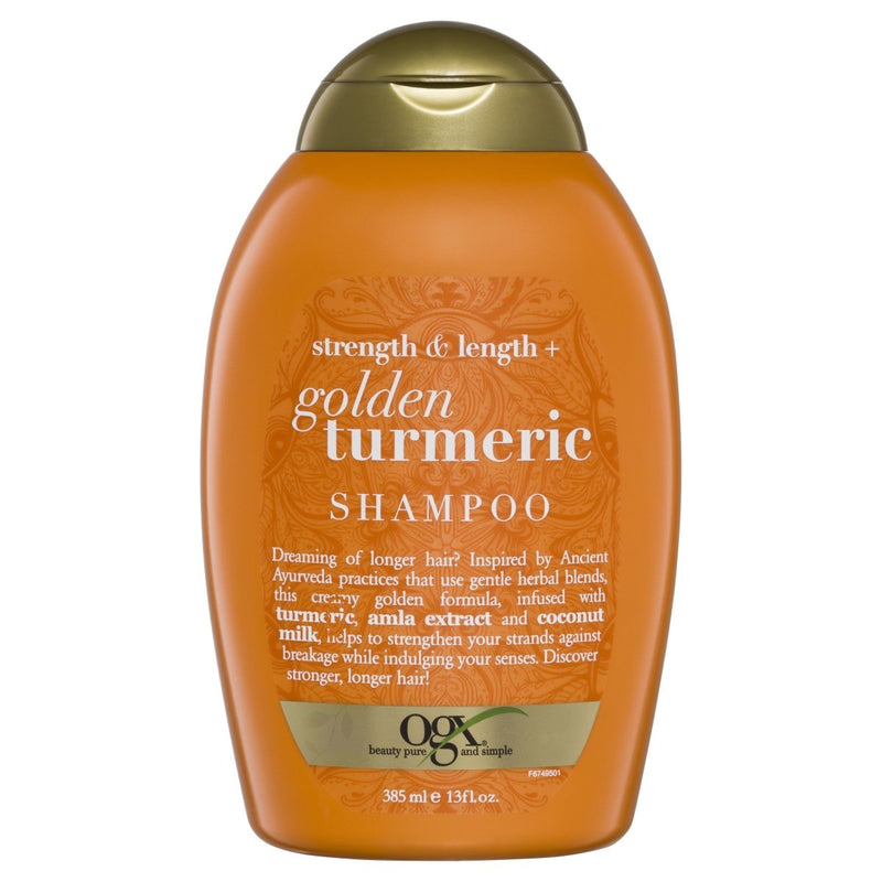 OGX Golden Turmeric Shampoo 385mL - Vital Pharmacy Supplies