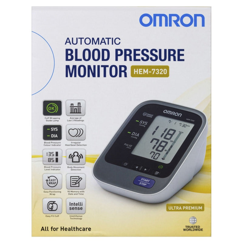 Omron HEM7320 Ultra Premium Blood Pressure Monitor - Vital Pharmacy Supplies