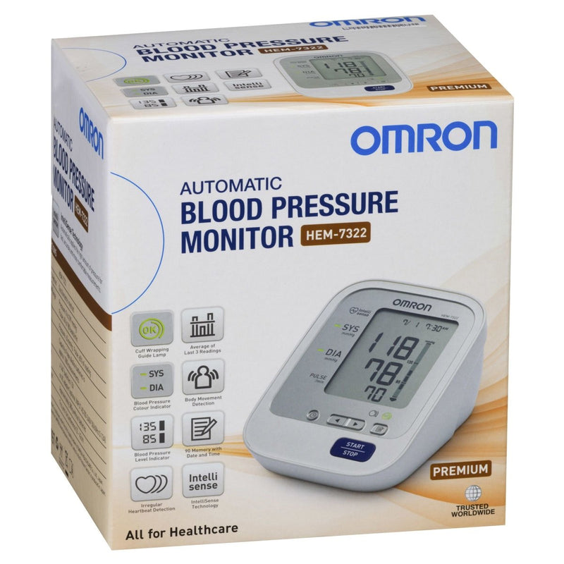 Omron HEM7322 Premium Blood Pressure Monitor - Vital Pharmacy Supplies