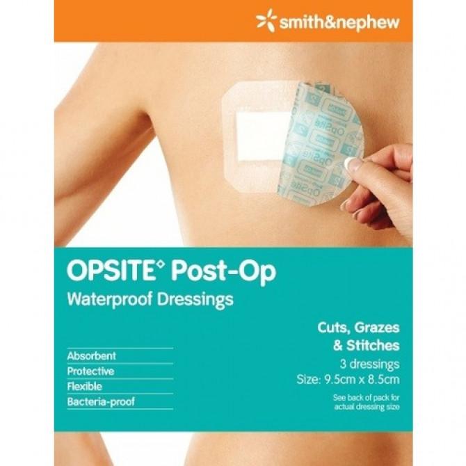 Opsite Post-Op 9.5cm x 8.5cm 3 Pack - Vital Pharmacy Supplies