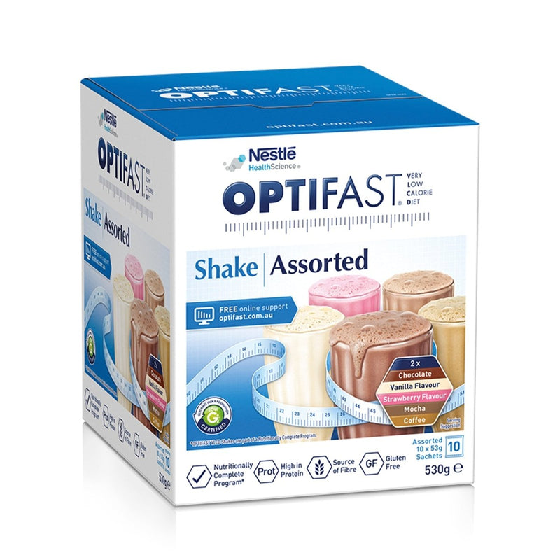 Optifast VLCD Shake Assorted 10 x 53g - Vital Pharmacy Supplies