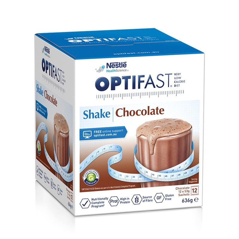 Optifast VLCD Shake Chocolate 12 x 53g - Vital Pharmacy Supplies
