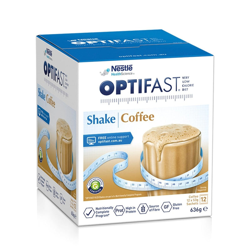 Optifast VLCD Shake Coffee 12 x 53g - Vital Pharmacy Supplies