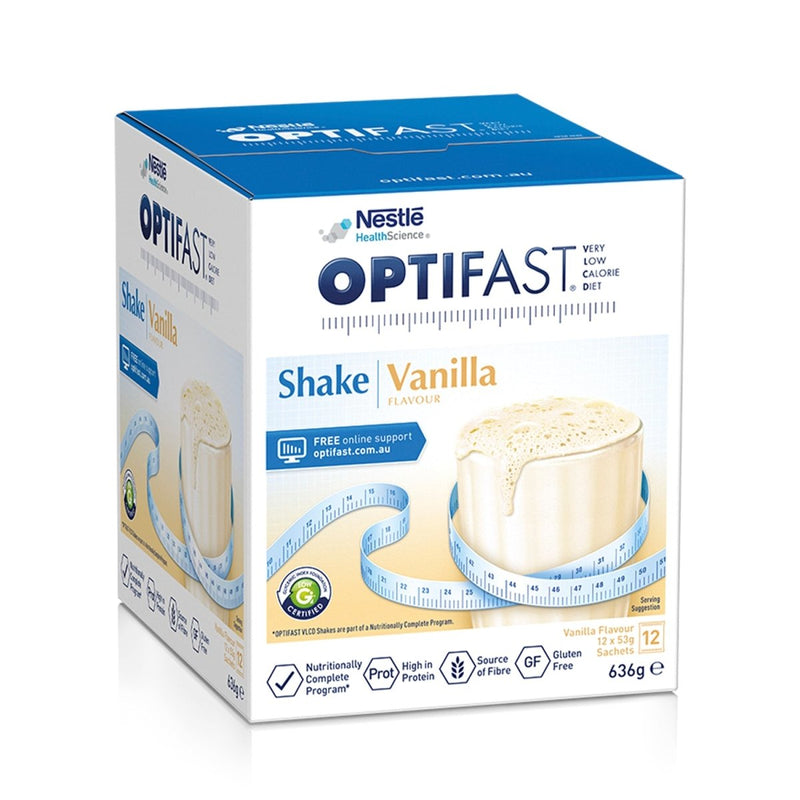 Optifast VLCD Shake Vanilla 12 x 53g - Vital Pharmacy Supplies