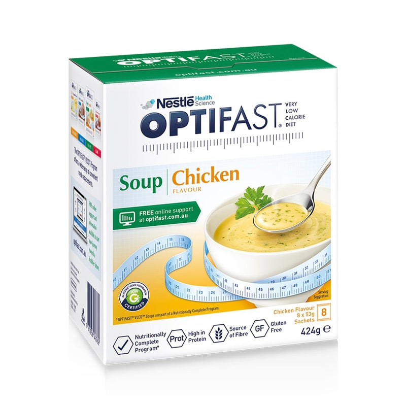Optifast VLCD Soup Chicken 8 x 53g - Vital Pharmacy Supplies