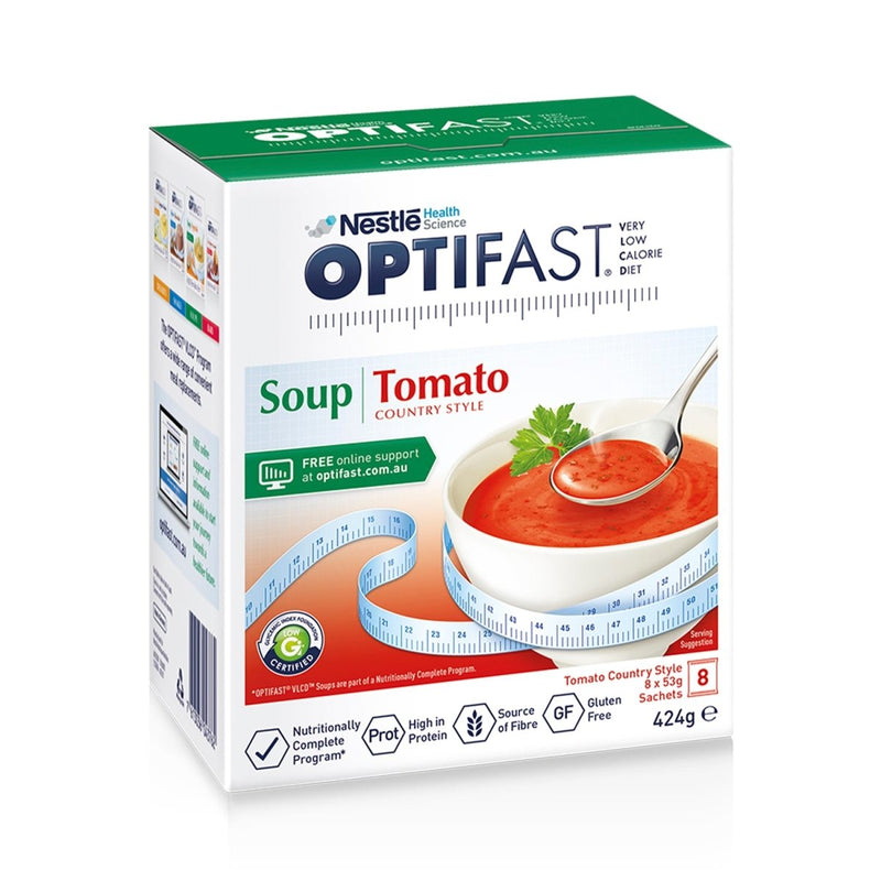 Optifast VLCD Soup Tomato 8 x 53g - Vital Pharmacy Supplies