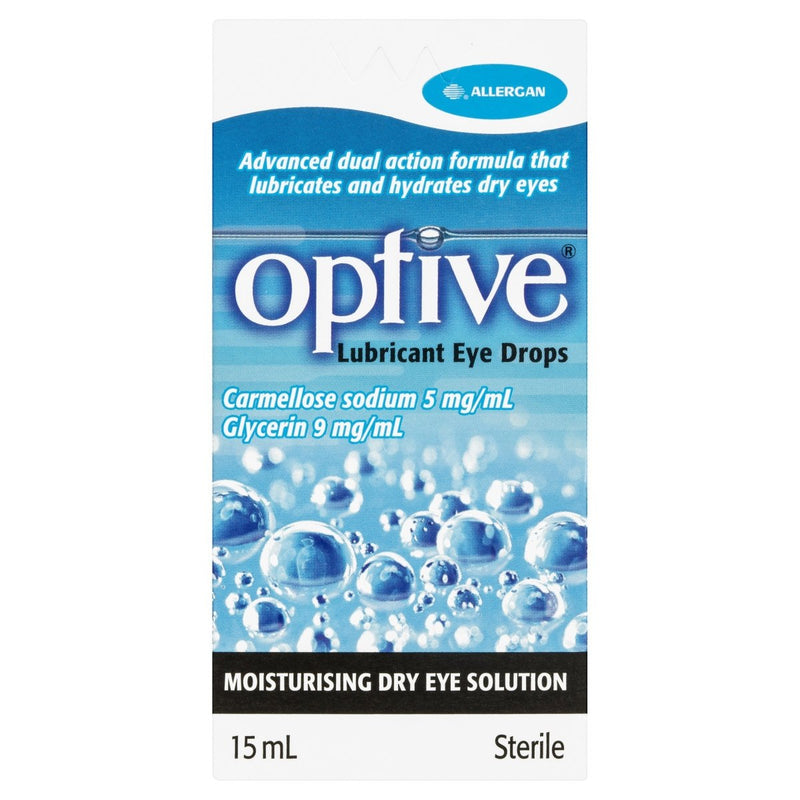 Optive Lubricant Eye Drops 15mL - Vital Pharmacy Supplies