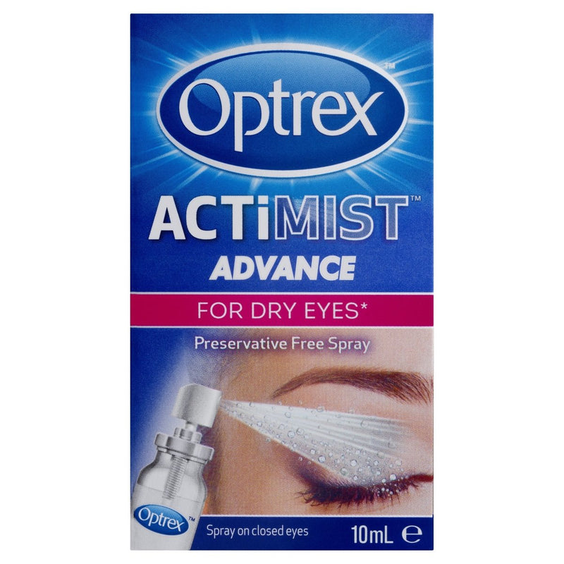 Optrex Advance ActiMist Preservative Free Eye Spray 10mL - Vital Pharmacy Supplies