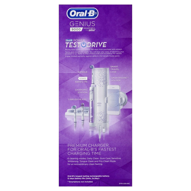 Oral-B Genius 9000 Orchid Purple Electric Toothbrush - Vital Pharmacy Supplies