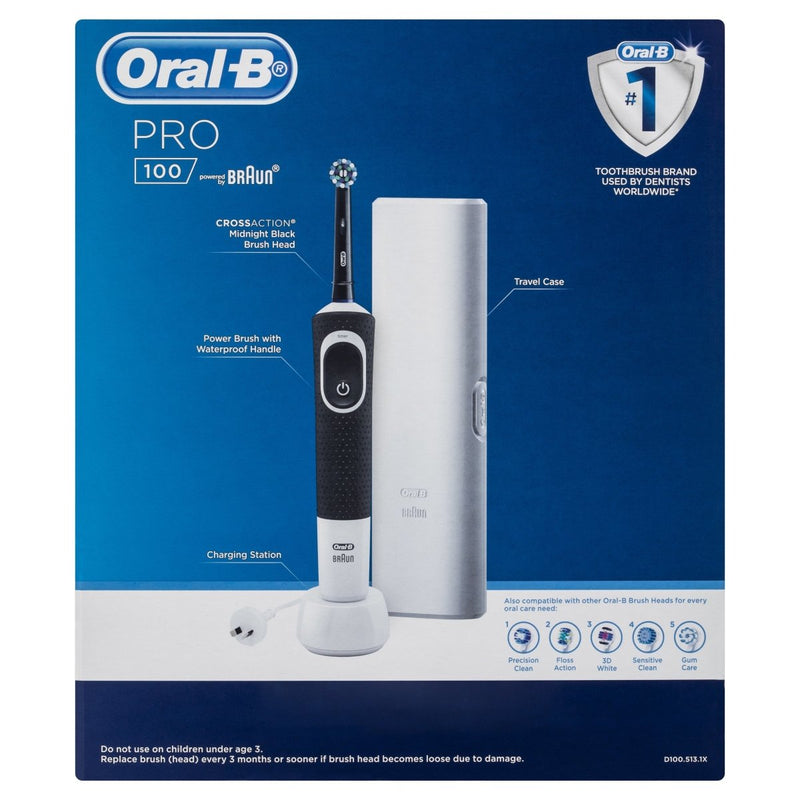 Oral-B Pro 100 CrossAction Electric Toothbrush - Vital Pharmacy Supplies