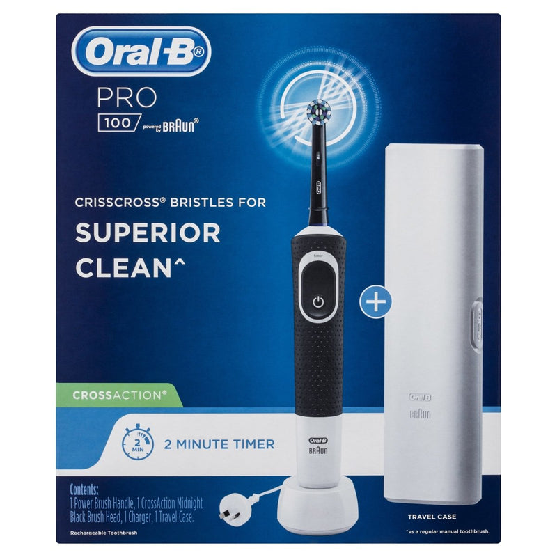 Oral-B Pro 100 CrossAction Electric Toothbrush - Vital Pharmacy Supplies
