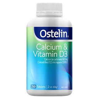Ostelin Vitamin D & Calcium 250 Tablets - Vital Pharmacy Supplies
