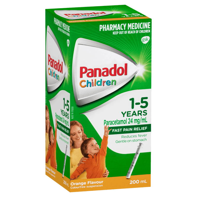 Panadol Children (1-5 years) Orange 200mL - Vital Pharmacy Supplies