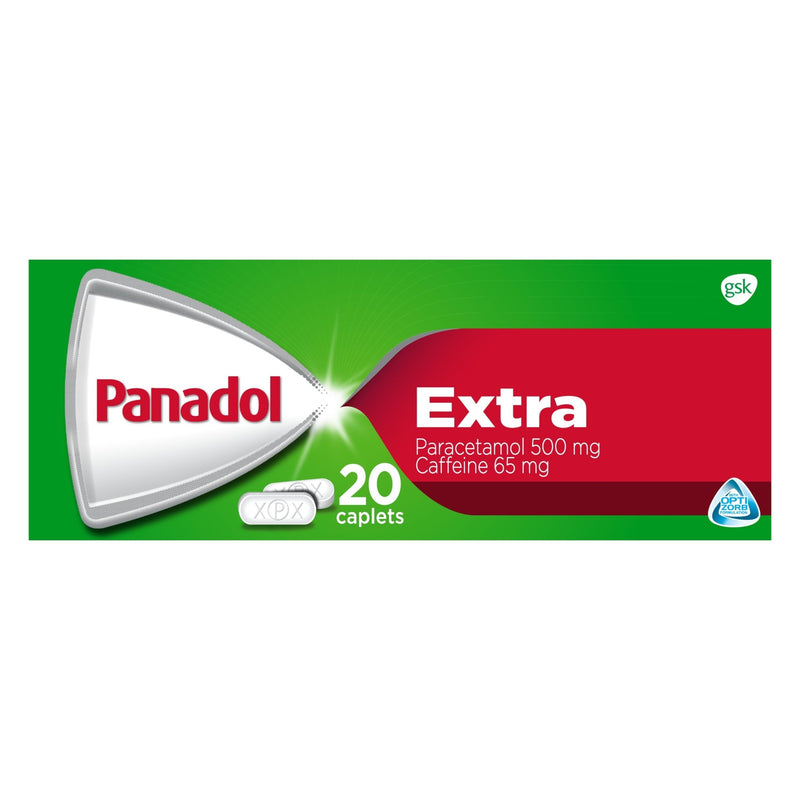 Panadol Extra 20 Caplets - Vital Pharmacy Supplies