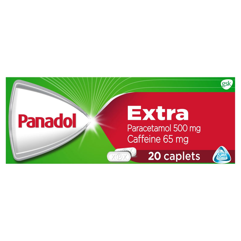 Panadol Extra 20 Caplets - Vital Pharmacy Supplies