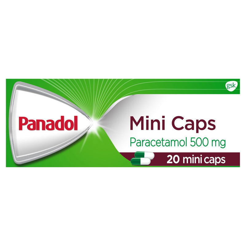 Panadol Mini Caps 20 Mini Caps - Vital Pharmacy Supplies