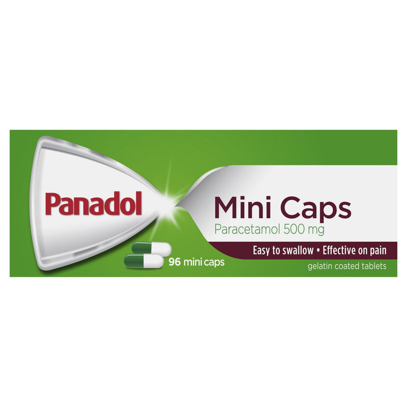 Panadol Mini Caps 96 Mini Caps - Vital Pharmacy Supplies