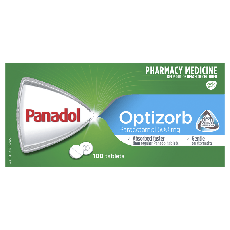 Panadol Optizorb 100 Tablets - Vital Pharmacy Supplies
