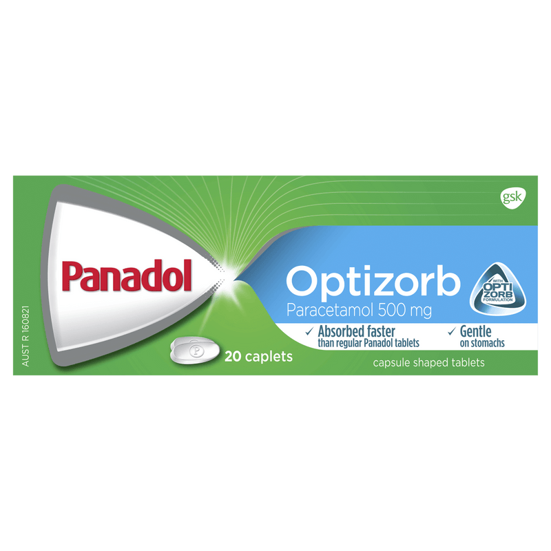 Panadol Optizorb 20 Caplets - Vital Pharmacy Supplies