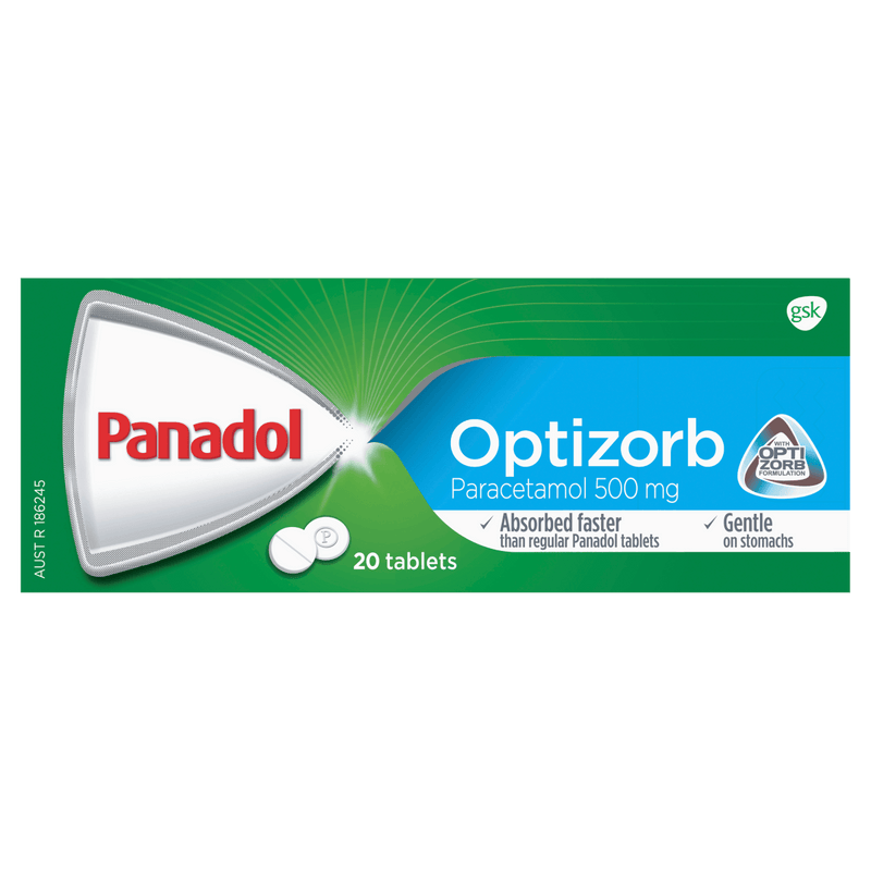 Panadol Optizorb 20 Tablets - Vital Pharmacy Supplies