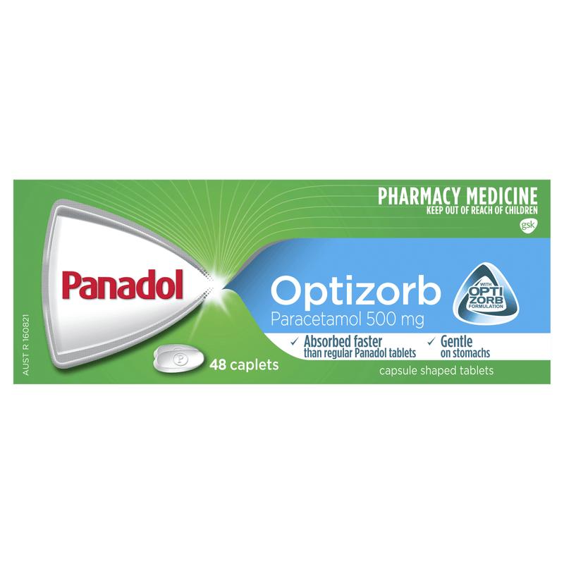 Panadol Optizorb 48 Caplets - Vital Pharmacy Supplies