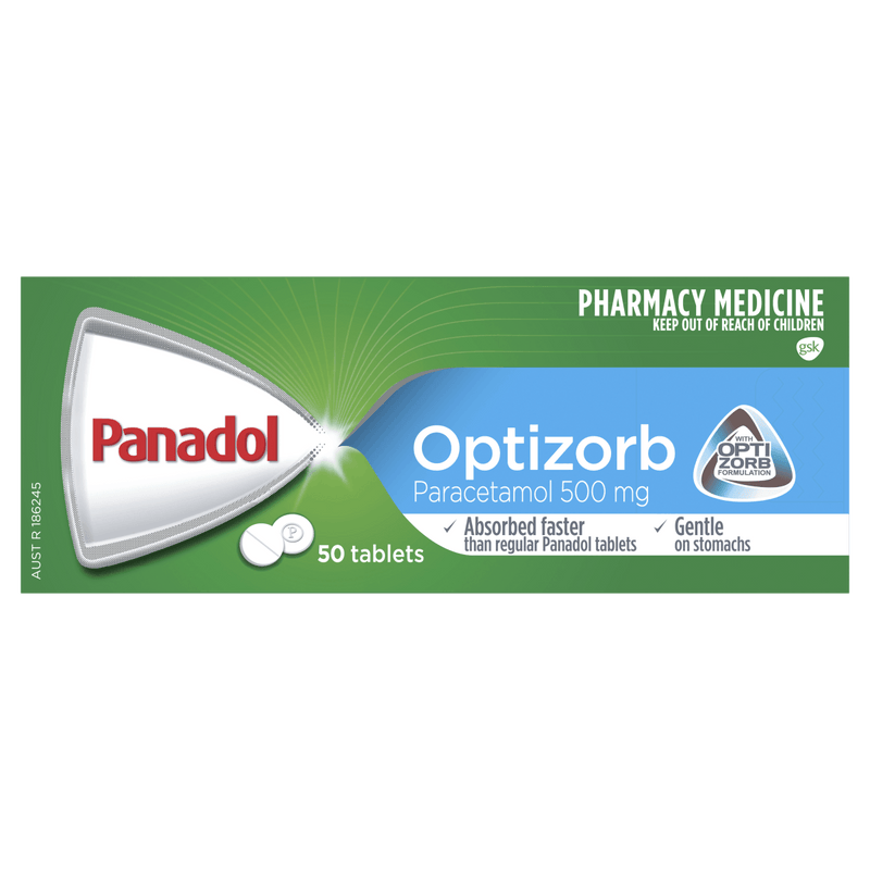Panadol Optizorb 50 Tablets - Vital Pharmacy Supplies