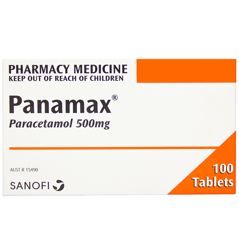 Panamax 500mg 100 Tablets - Vital Pharmacy Supplies