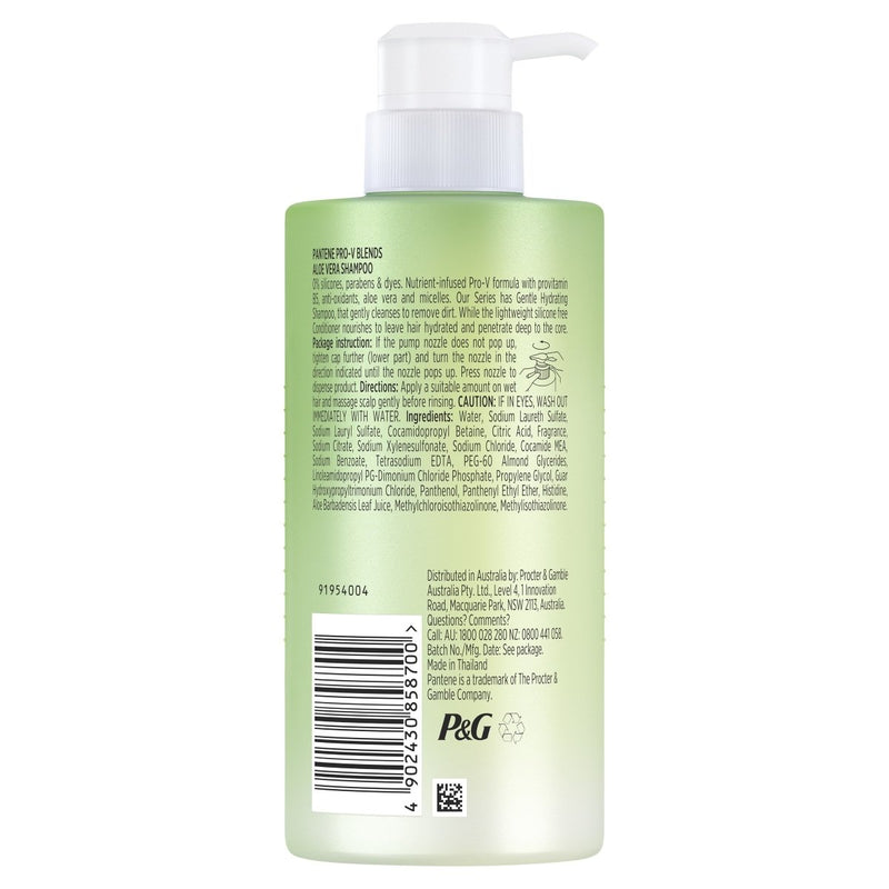Pantene Pro V Blends Aloe Vera Shampoo 300mL - Vital Pharmacy Supplies