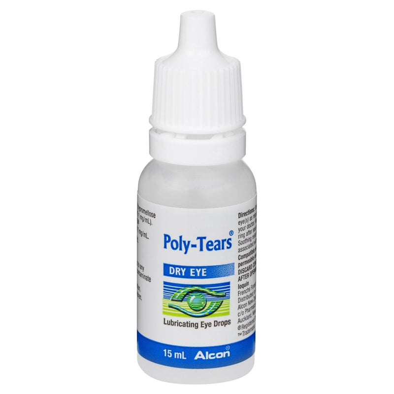 Poly Tears Lubricating Eye Drops 15mL - Vital Pharmacy Supplies