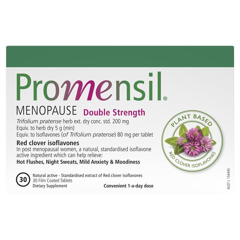 Promensil Menopause Double Strength 30 Tablets - Vital Pharmacy Supplies
