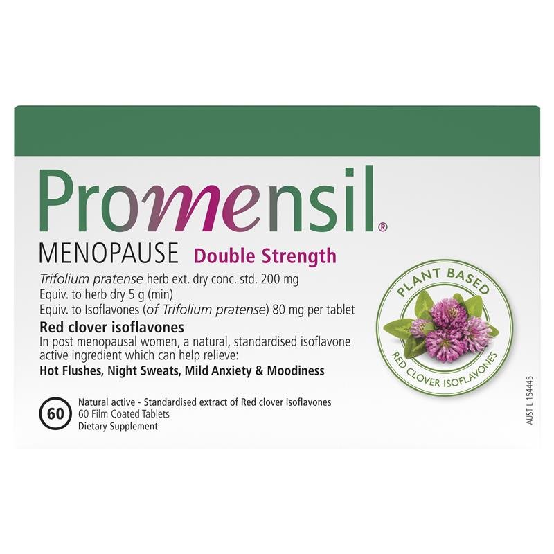 Promensil Menopause Double Strength 60 Tablets - Vital Pharmacy Supplies