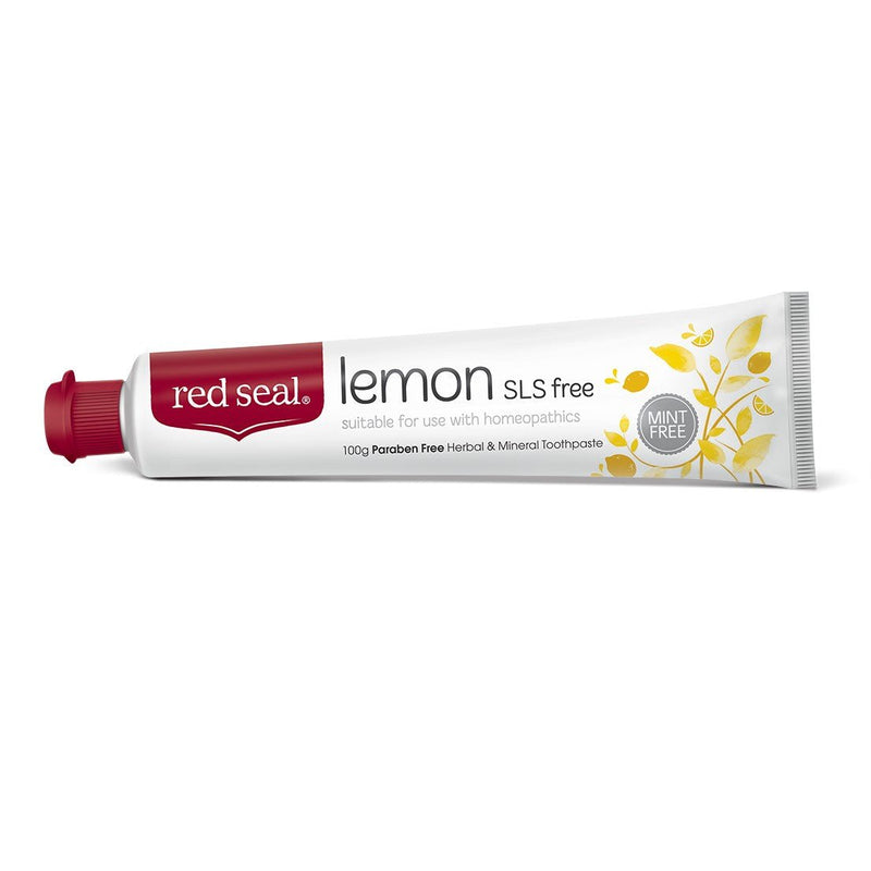 Red Seal Lemon SLS Free Natural Toothpaste 100g - Vital Pharmacy Supplies
