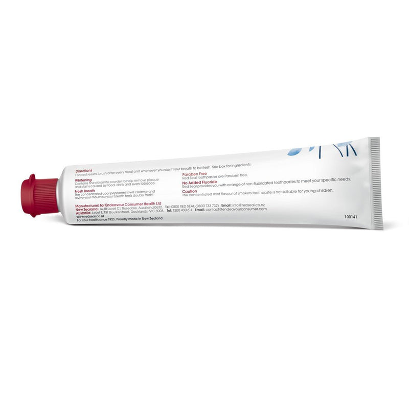 Red Seal Smokers Natural Toothpaste 100g - Vital Pharmacy Supplies