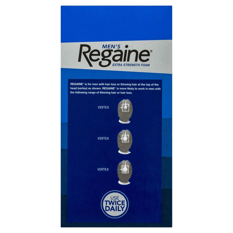 Regaine Men's Extra Strength Minoxidil Foam Hair Loss Regrowth Treatment 4 x 60g - Vital Pharmacy Supplies