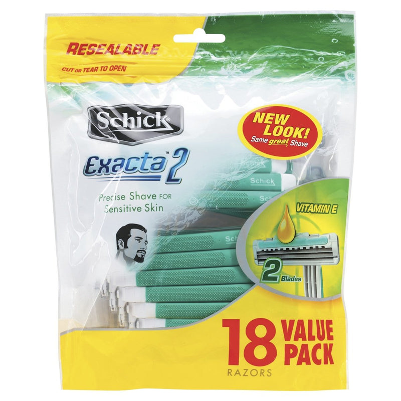 Schick Exacta 2 Sensitive 18 pack - Vital Pharmacy Supplies