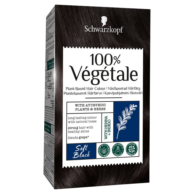 Schwarzkopf 100% Vegetale - Soft Black - Vital Pharmacy Supplies