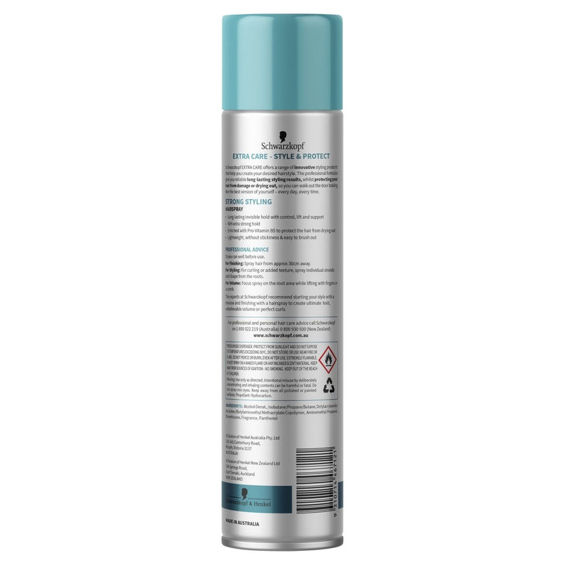 Schwarzkopf Extra Care Strong Styling Hairspray 250g - Vital Pharmacy Supplies