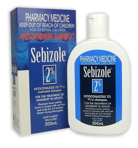 Sebizole Anti-Dandruff Shampoo 2% 200mL - Vital Pharmacy Supplies