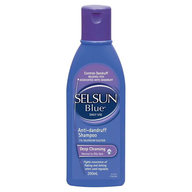 Selsun Blue Deep Cleansing Anti-Dandruff Shampoo 200mL - Vital Pharmacy Supplies