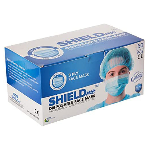 ShieldMe TGA Approved Disposable Face Mask 50 Pack