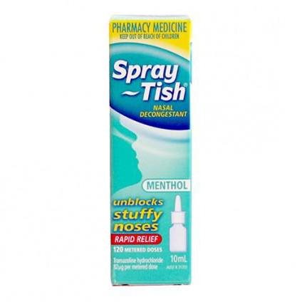 Spray Tish Menthol Nasal Mist 10mL - Vital Pharmacy Supplies