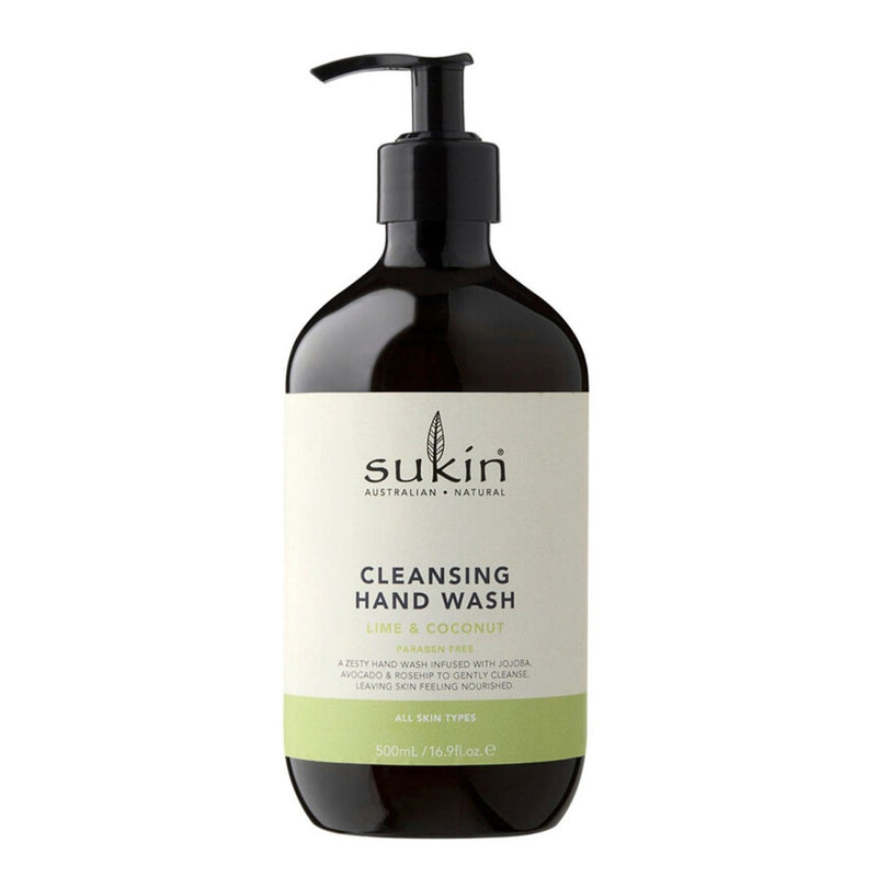 Sukin Cleansing Hand Wash Lime & Coconut 500mL - Vital Pharmacy Supplies