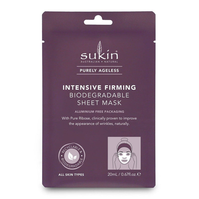 Sukin Purely Ageless Intensive Firming Biodegradable Sheet Mask 25mL - Vital Pharmacy Supplies