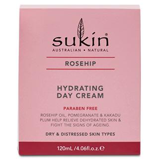 Sukin Rosehip Hydrating Day Cream 120mL - Vital Pharmacy Supplies