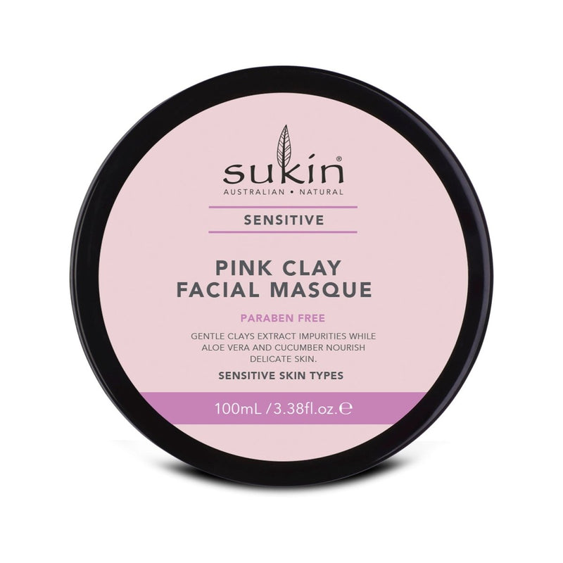 Sukin Sensitive Pink Clay Facial Masque 100mL - Vital Pharmacy Supplies