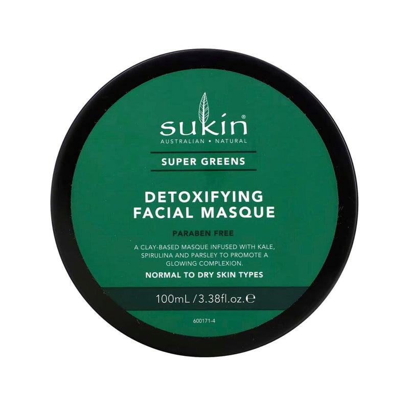 Sukin Super Greens Detoxifying Facial Masque 100mL - Vital Pharmacy Supplies